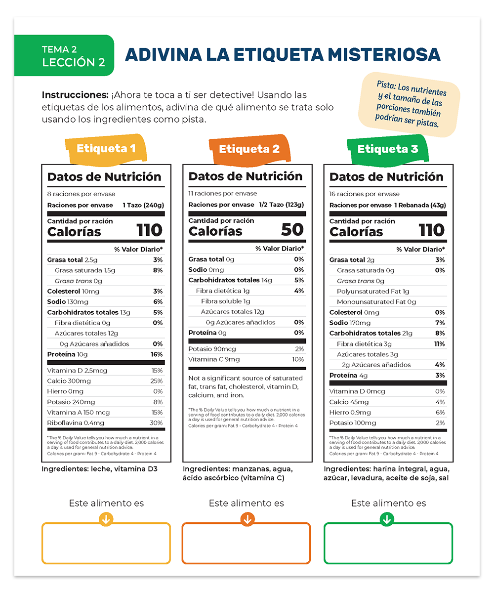 ExploreNutrition_SPAN_Workbook_FoodLabels_ProductDetail