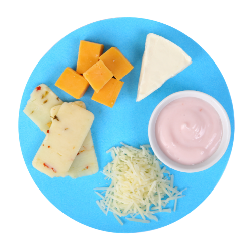 Dairy on Plate