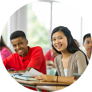 Diverse High School Students