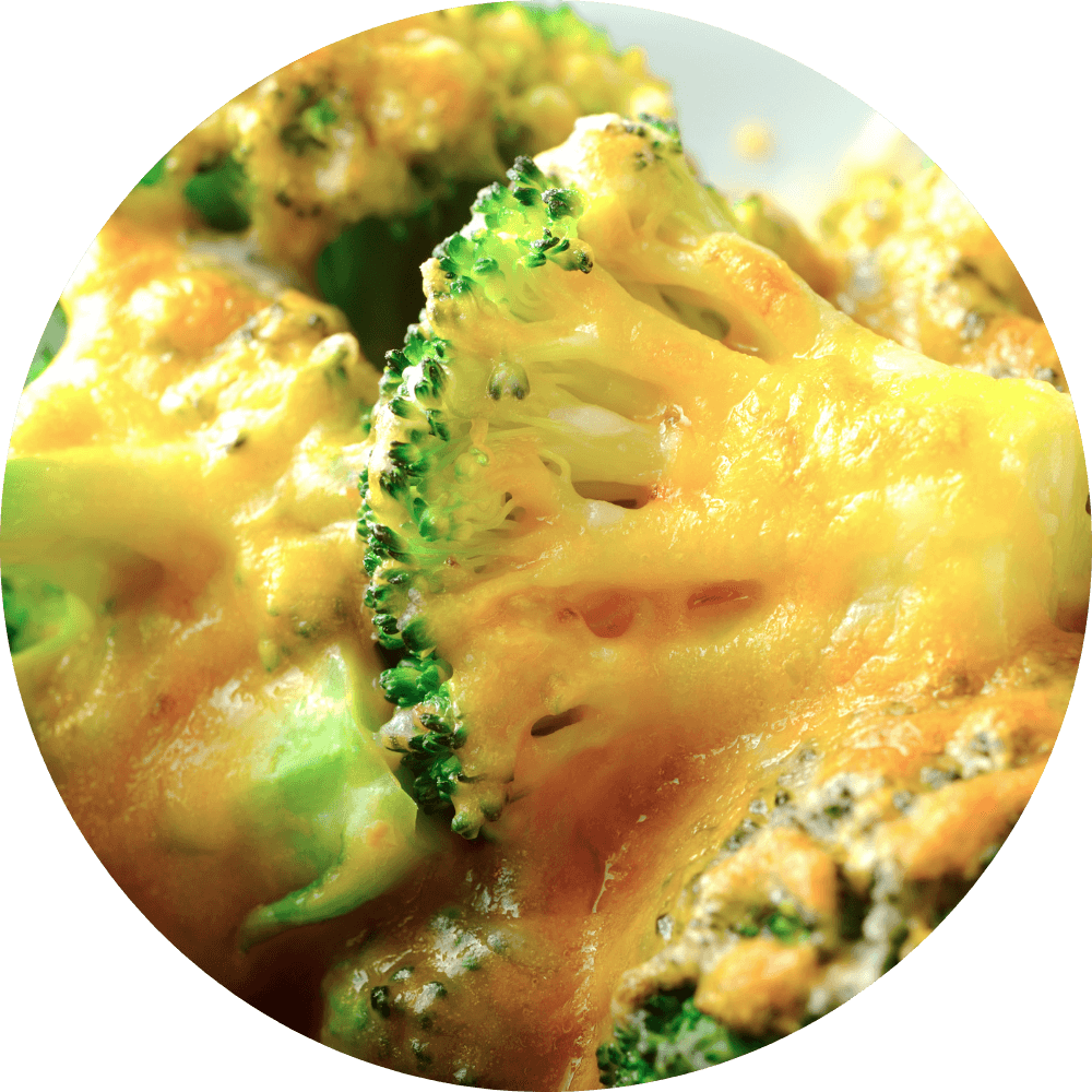Broccoli with cheese