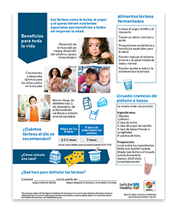Learn how milk + dairy are an important part of healthy eating.