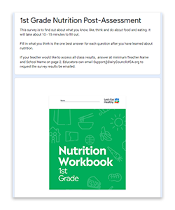 Use our online surveys to gauge students' knowledge before + after a lesson.