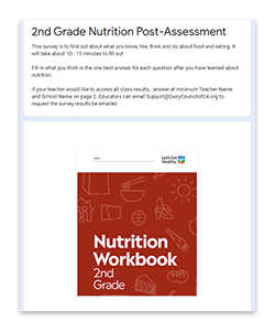 Use our online surveys to gauge students' knowledge before + after a lesson.