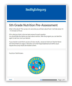 Use our online surveys to gauge students' knowledge before + after a lesson.