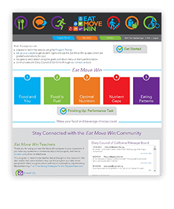 Access our high school nutrition education resources from anywhere.