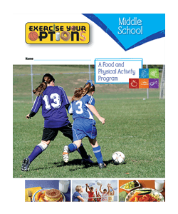 Our middle school grade curriculum teaches kids what healthy eating looks like.