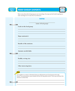 Our middle school grade curriculum teaches kids what healthy eating looks like.