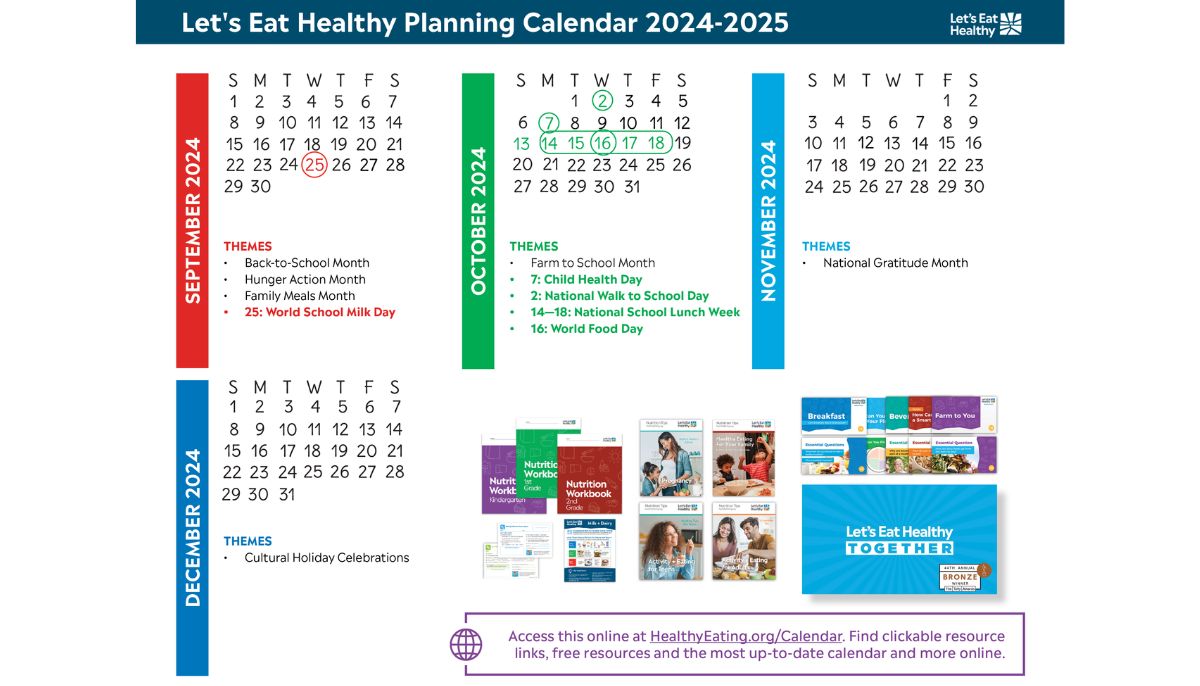 Plan your nutrition curriculum alongside a fun theme!