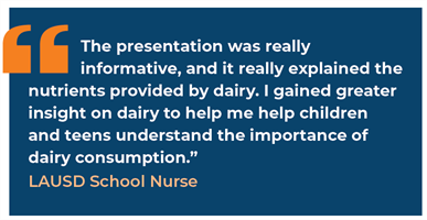 LAUSD School Nurse Quote LAUSD School Nurse Quote