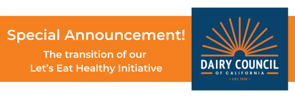 Let's Eat Healthy Special Announcement